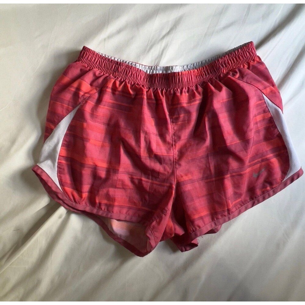Nike Dri-Fit Running Shorts size Small Red Gym Activewear Jogging